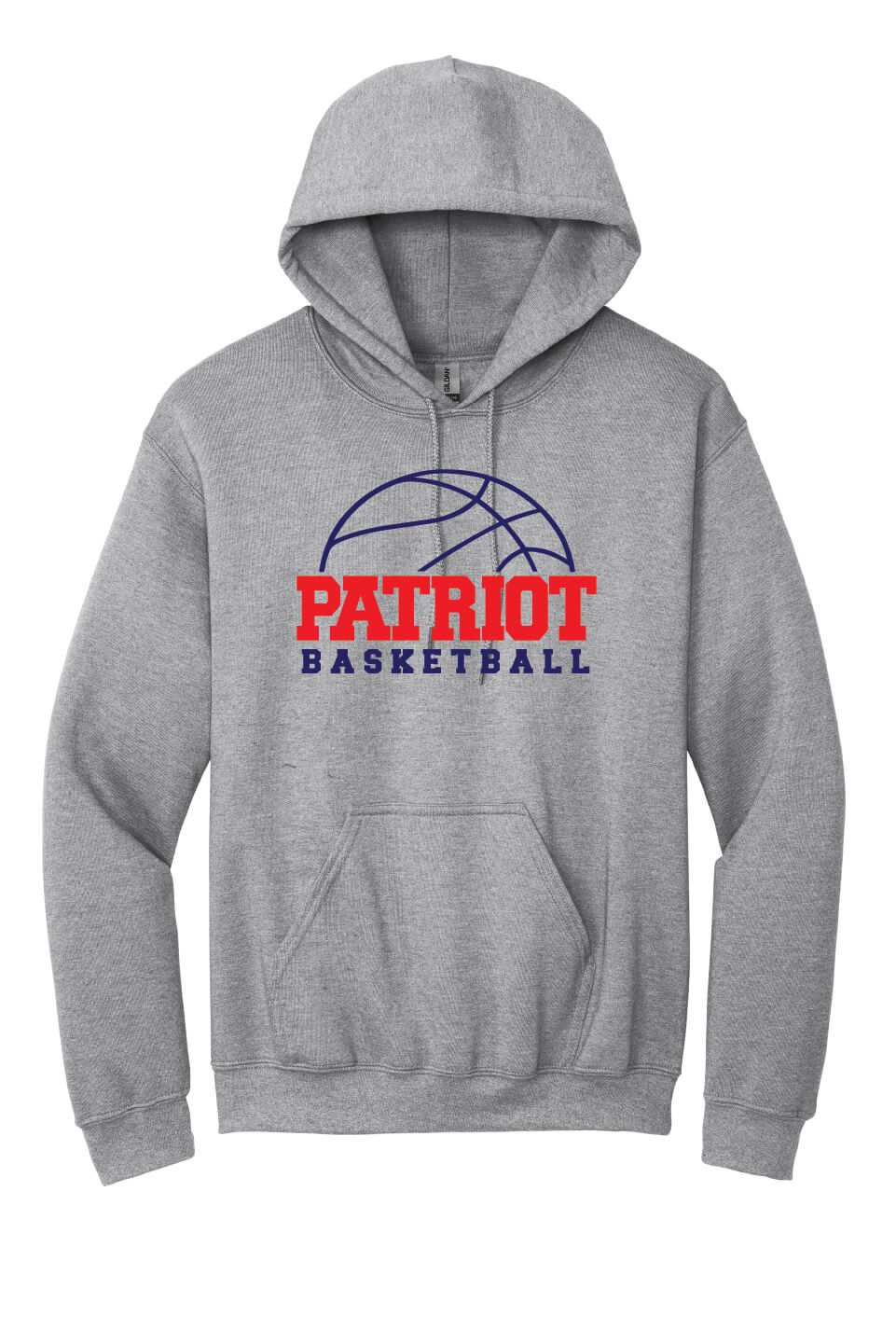 Patriots Basketball Hoodie gray
