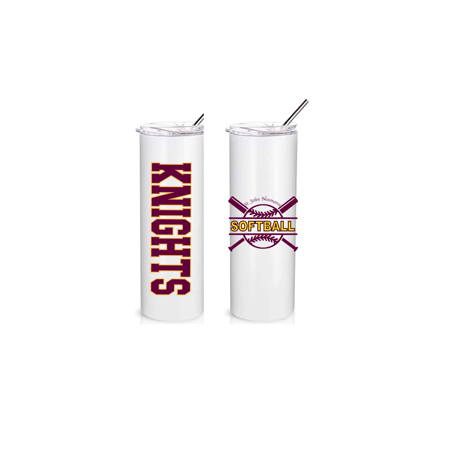 SJN Knights Softball 20 oz Tumbler