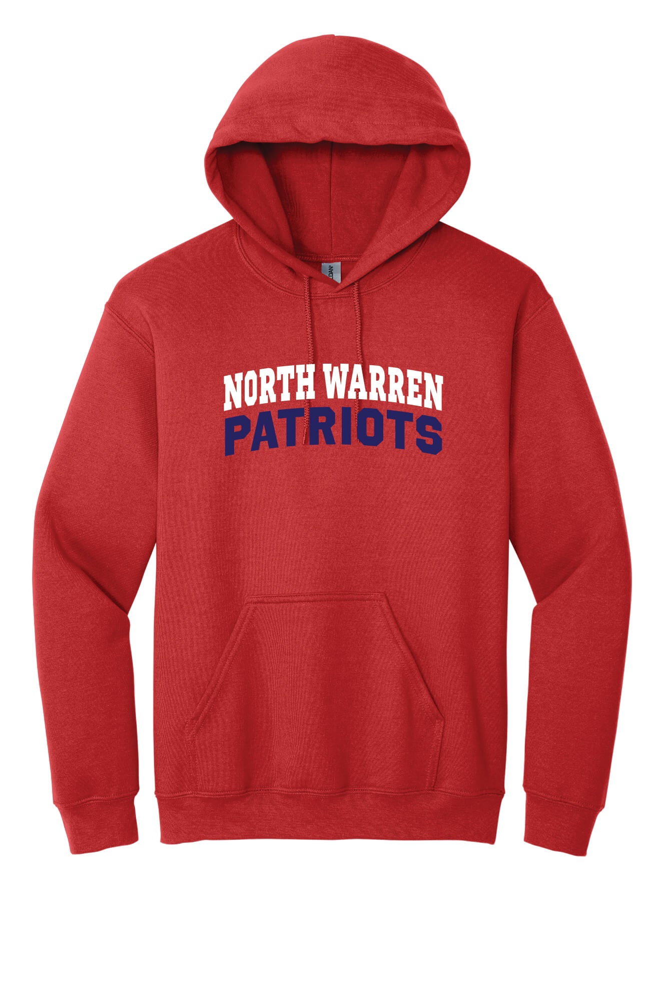 North Warren Patriots Hoodie (Youth) red