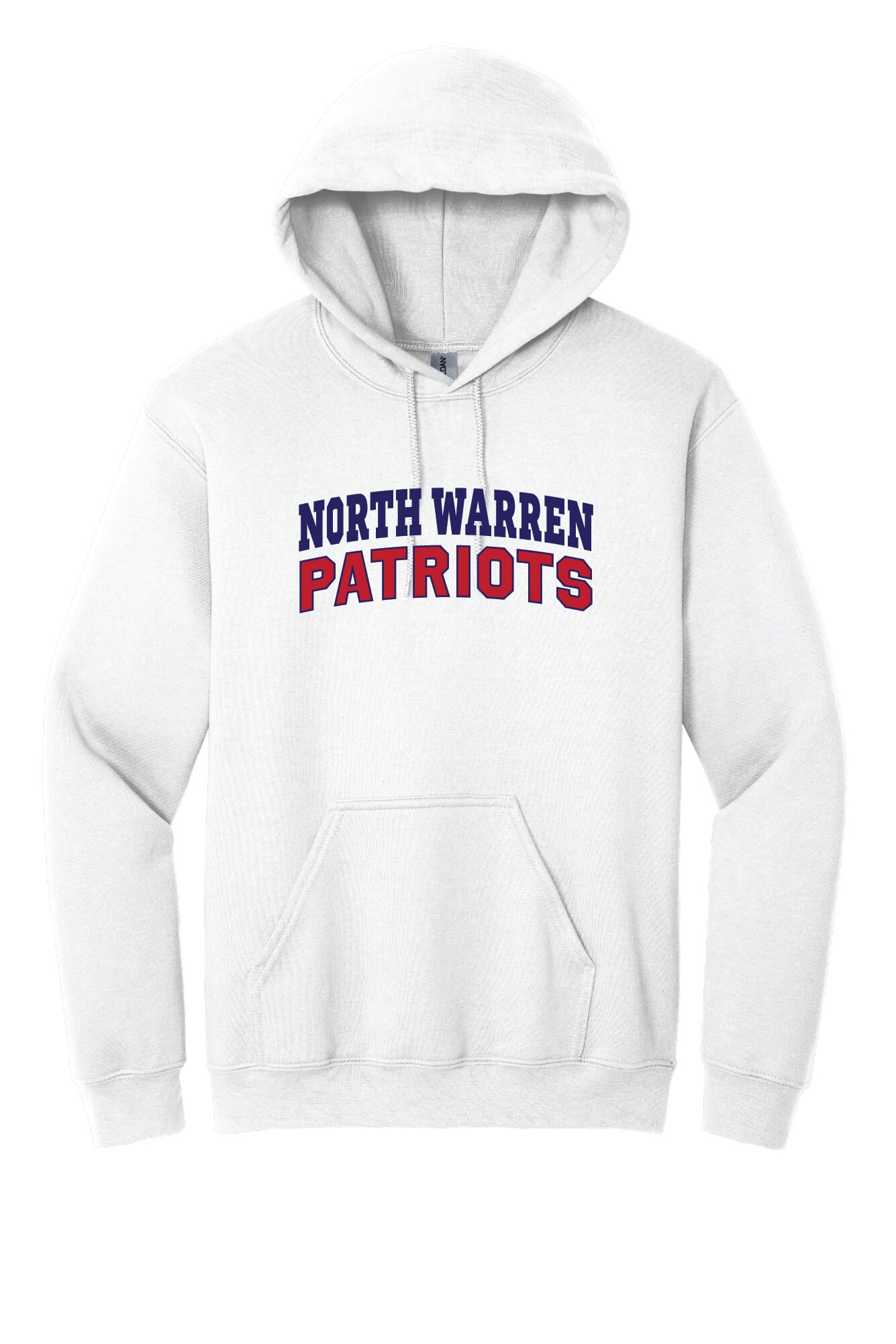 North Warren Patriots Hoodie white