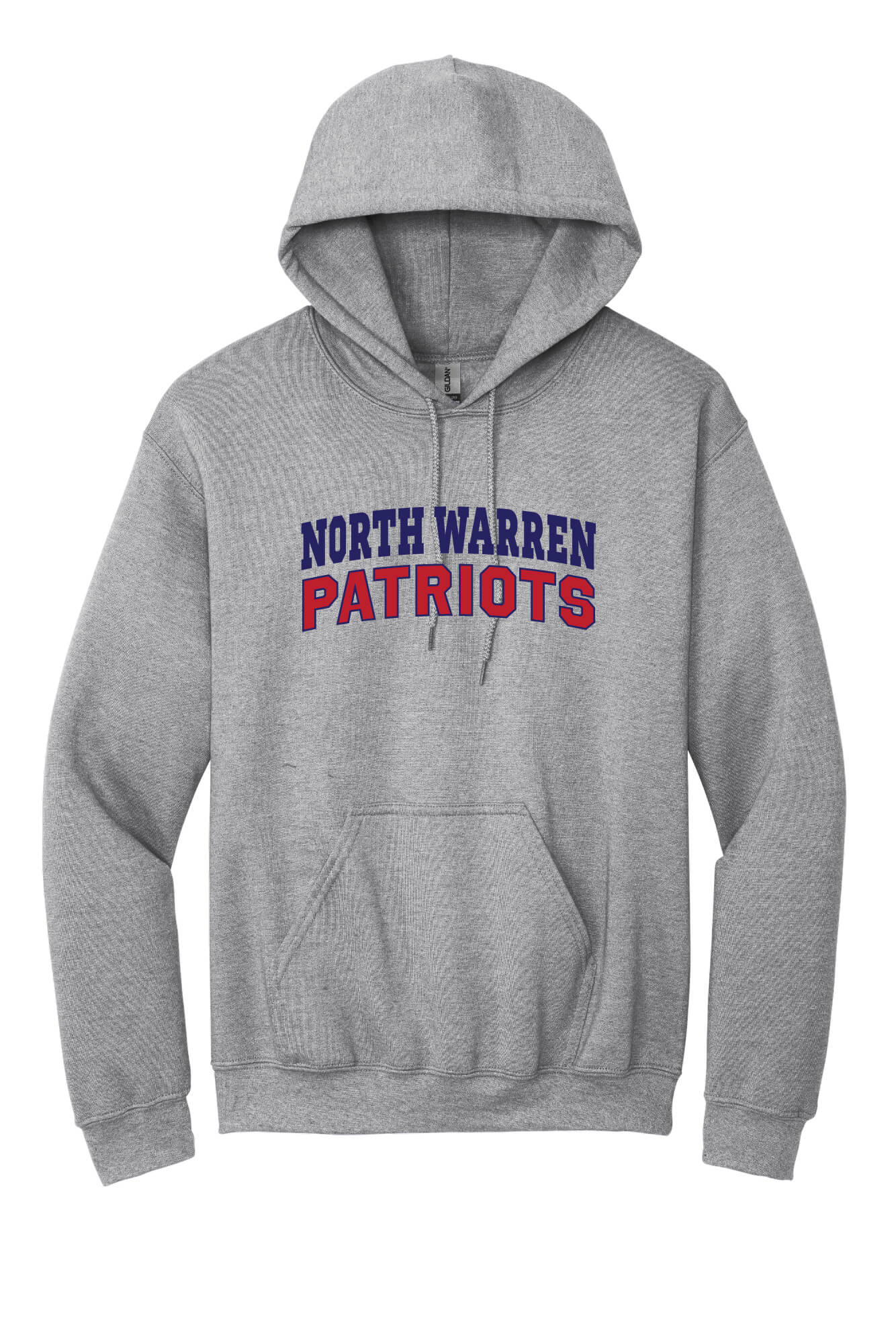 North Warren Patriots Hoodie gray