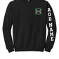 Spartans Baseball Crewneck Sweatshirt (Youth) black, front
