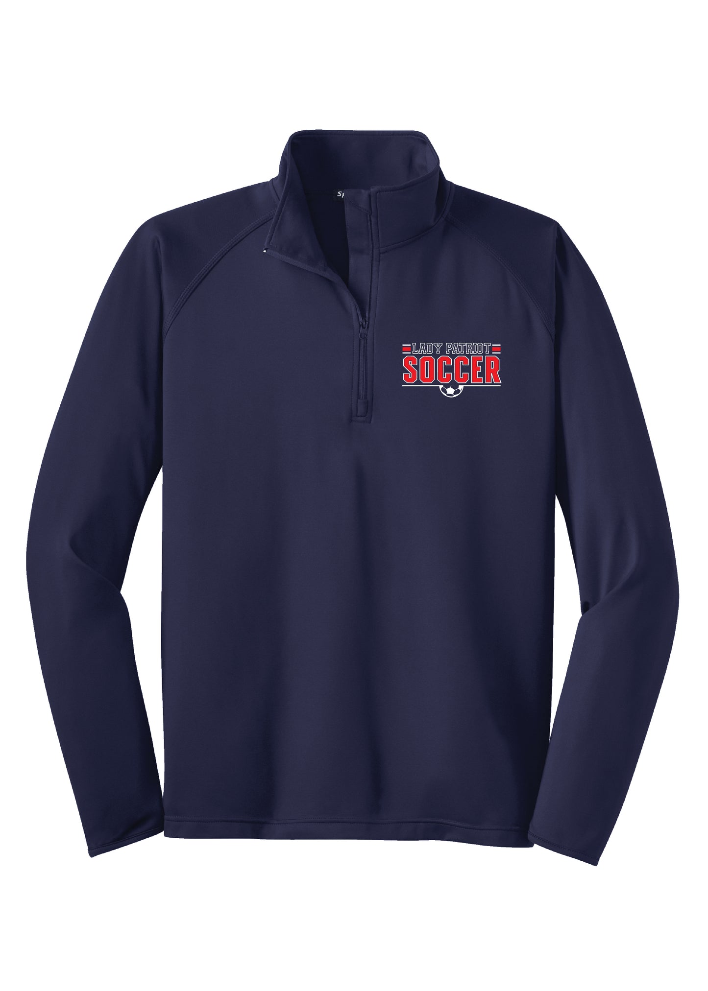 Lady Patriot Sport Tek Sport Wick 1/4 Zip Pullover (Unisex/Mens)