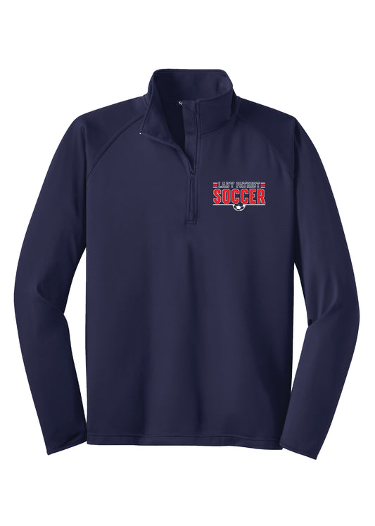 Lady Patriot Sport Tek Sport Wick 1/4 Zip Pullover (Unisex/Mens)
