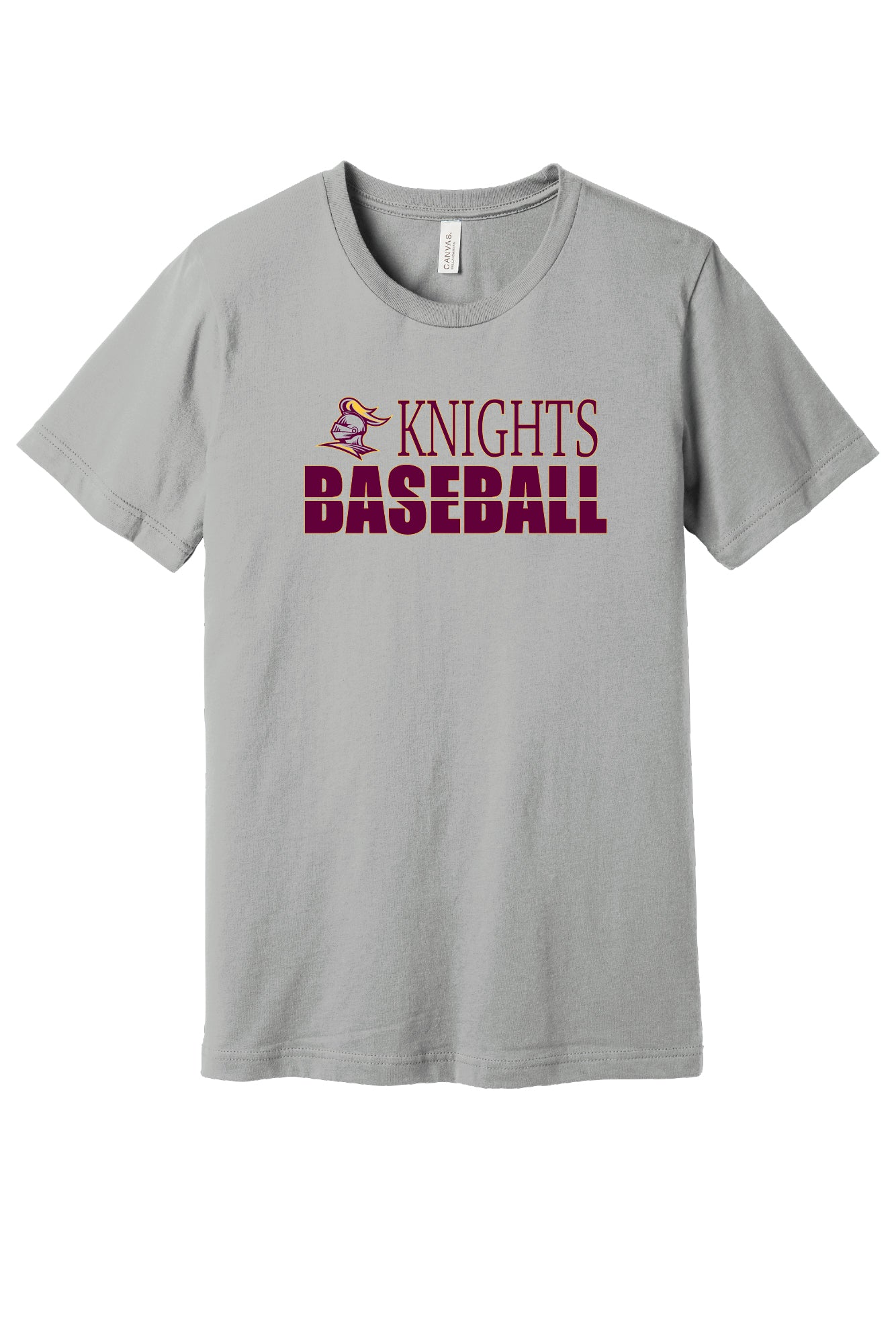 Knights Baseball Short Sleeve  Bella Canvas T-Shirt