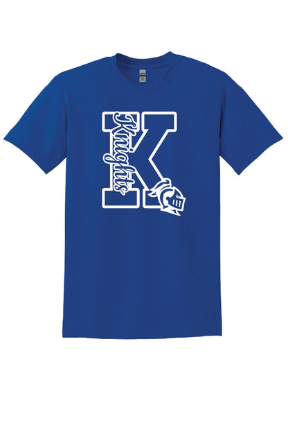 Knights "K" Short Sleeve T-Shirt (Youth) royal