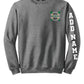 Spartans Baseball Crewneck Sweatshirt (Youth) gray, front