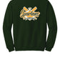 Spartans Baseball Crewneck Sweatshirt (Youth) green, back