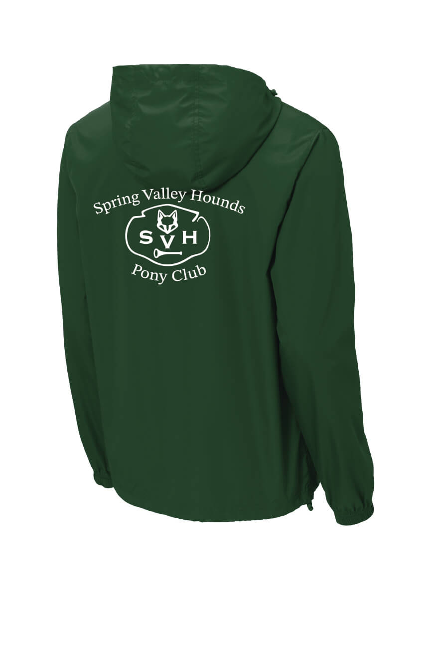 Sport Tek Packable Windbreaker Pony Club green