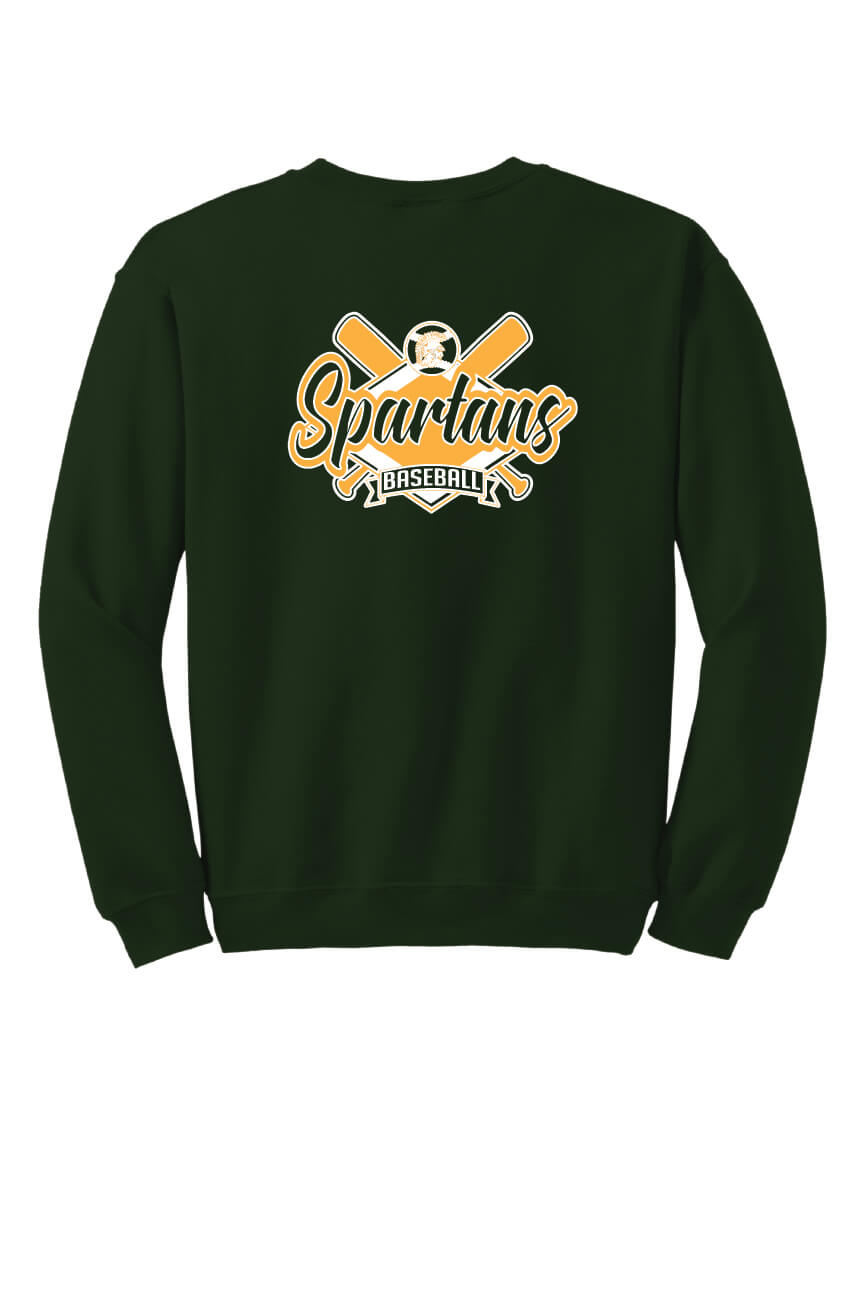 Spartans Baseball Crewneck Sweatshirt