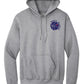 North Warren Basketball Hoodie (Youth) gray, front