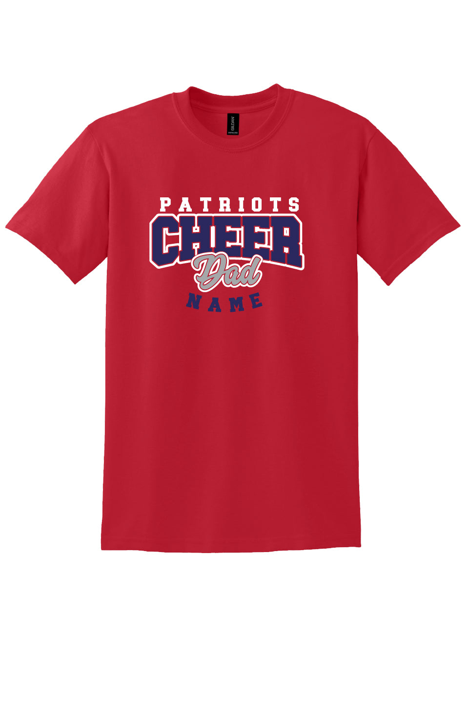 Personalized Patriots Cheer Dad Apparel