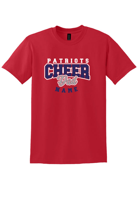 Personalized Patriots Cheer Dad Apparel