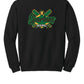 Spartans Baseball Crewneck Sweatshirt black, back