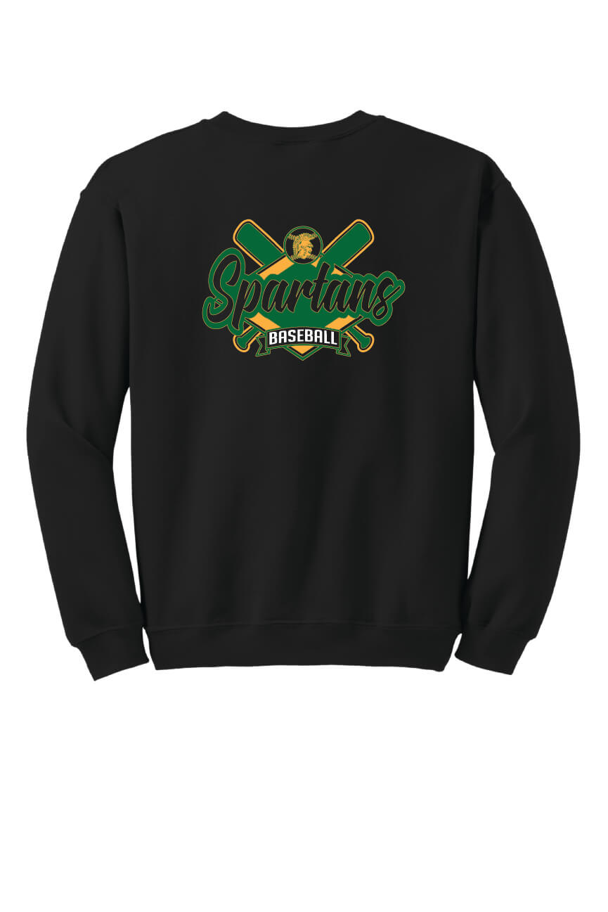 Spartans Baseball Crewneck Sweatshirt (Youth)