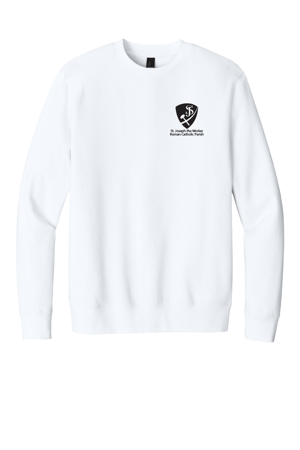 St. Joseph the Worker I Crewneck Sweatshirt-Single Color Logo