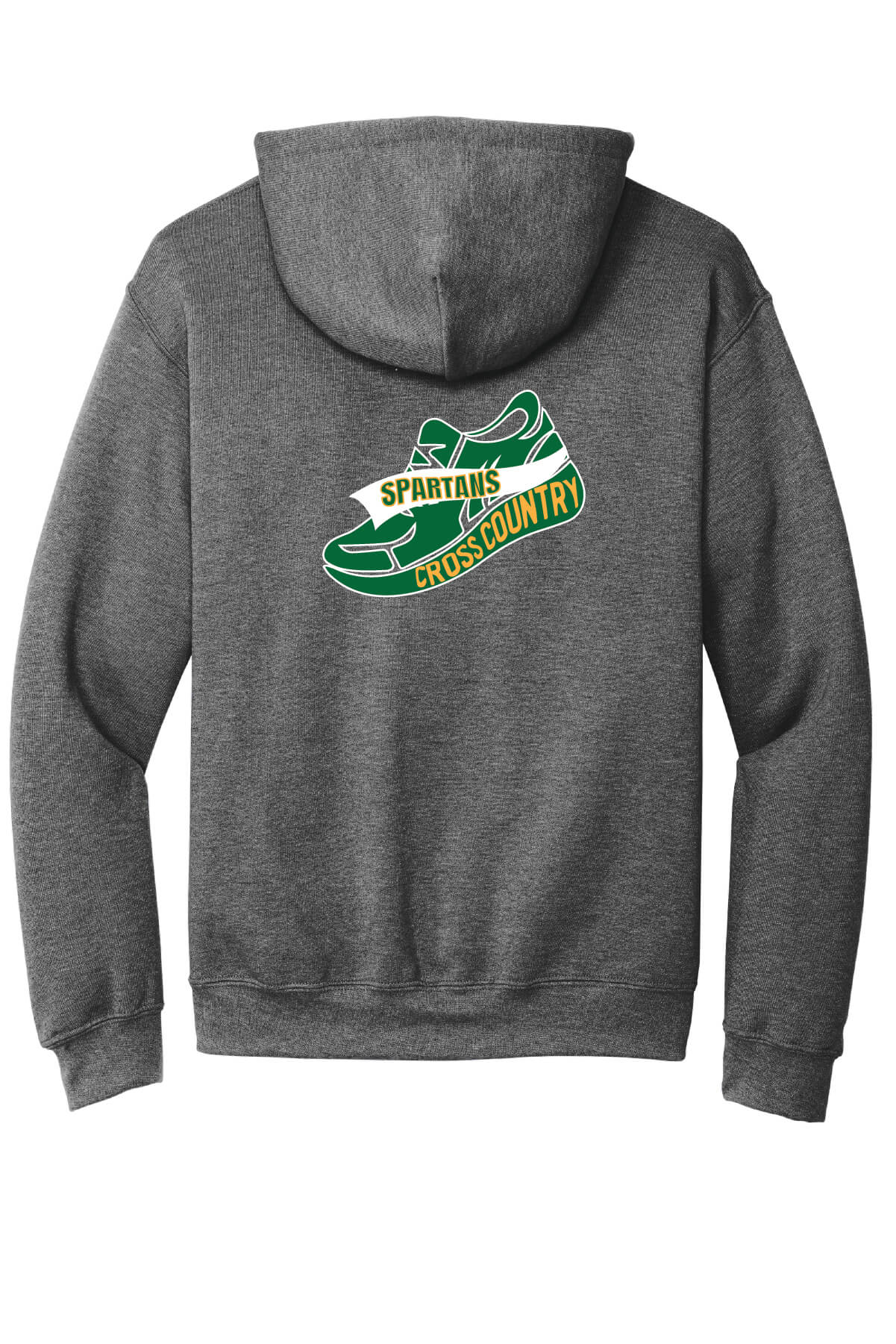 Notre Dame XC Hoodie back-gray