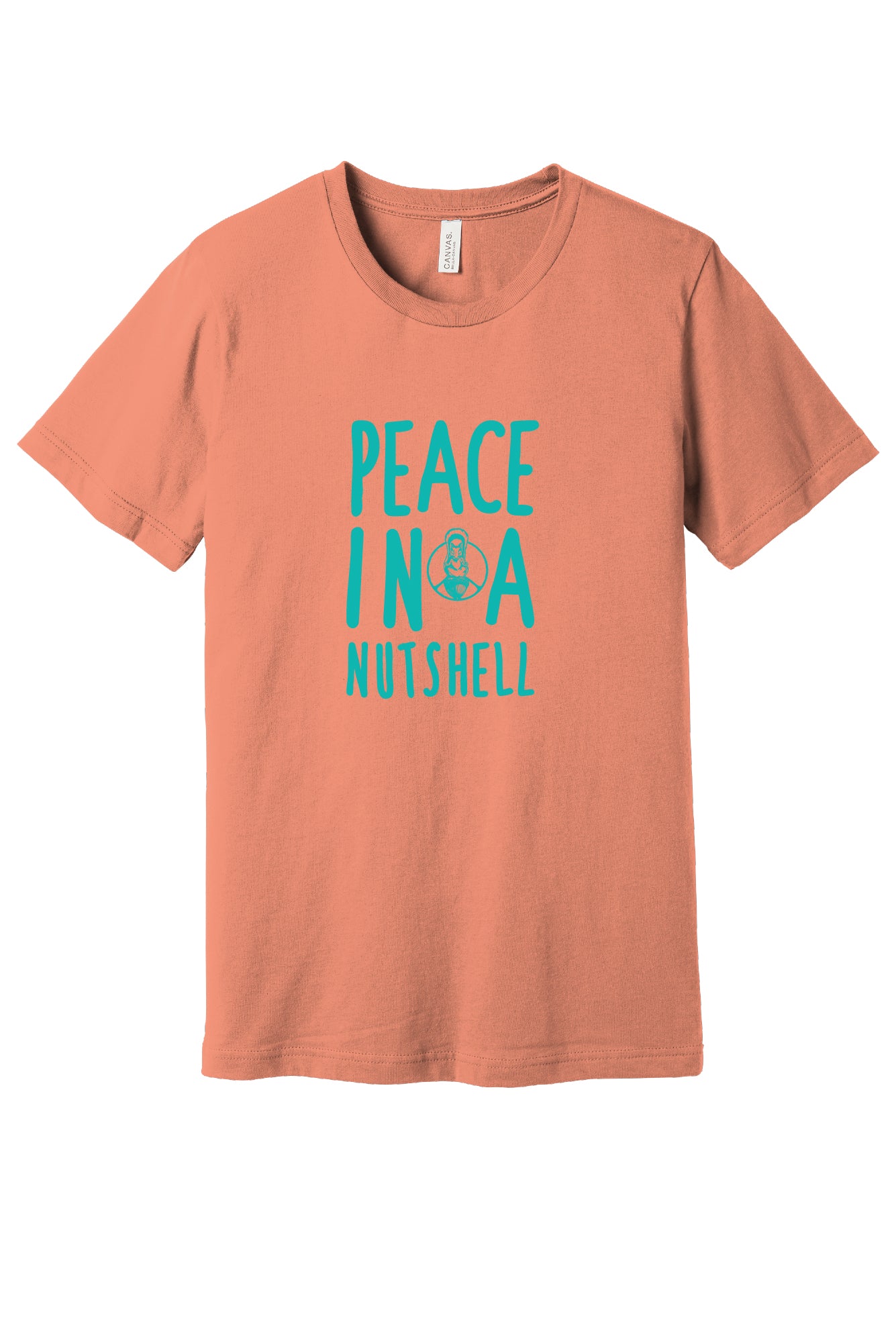 Peace in a Nutshell Large Front OG Logo Short Sleeve T-shirt