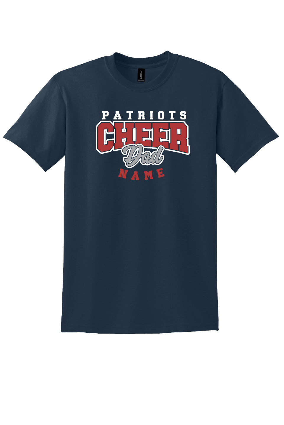 Personalized Patriots Cheer Dad Apparel