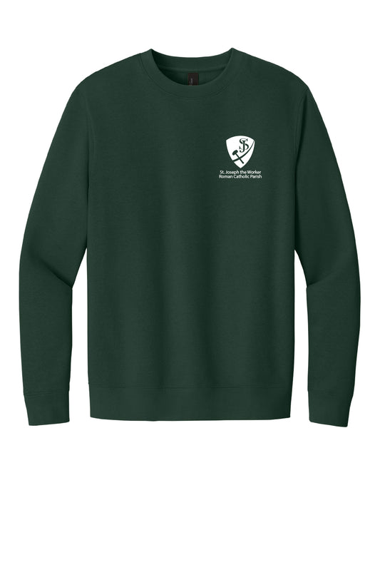 St. Joseph the Worker I Crewneck Sweatshirt-Single Color Logo