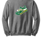 Notre Dame XC Soccer Crewneck Sweatshirt back-gray