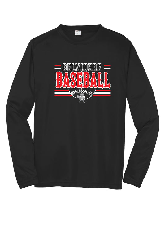 Belvidere Baseball Sport Tek Competitor Long Sleeve Shirt