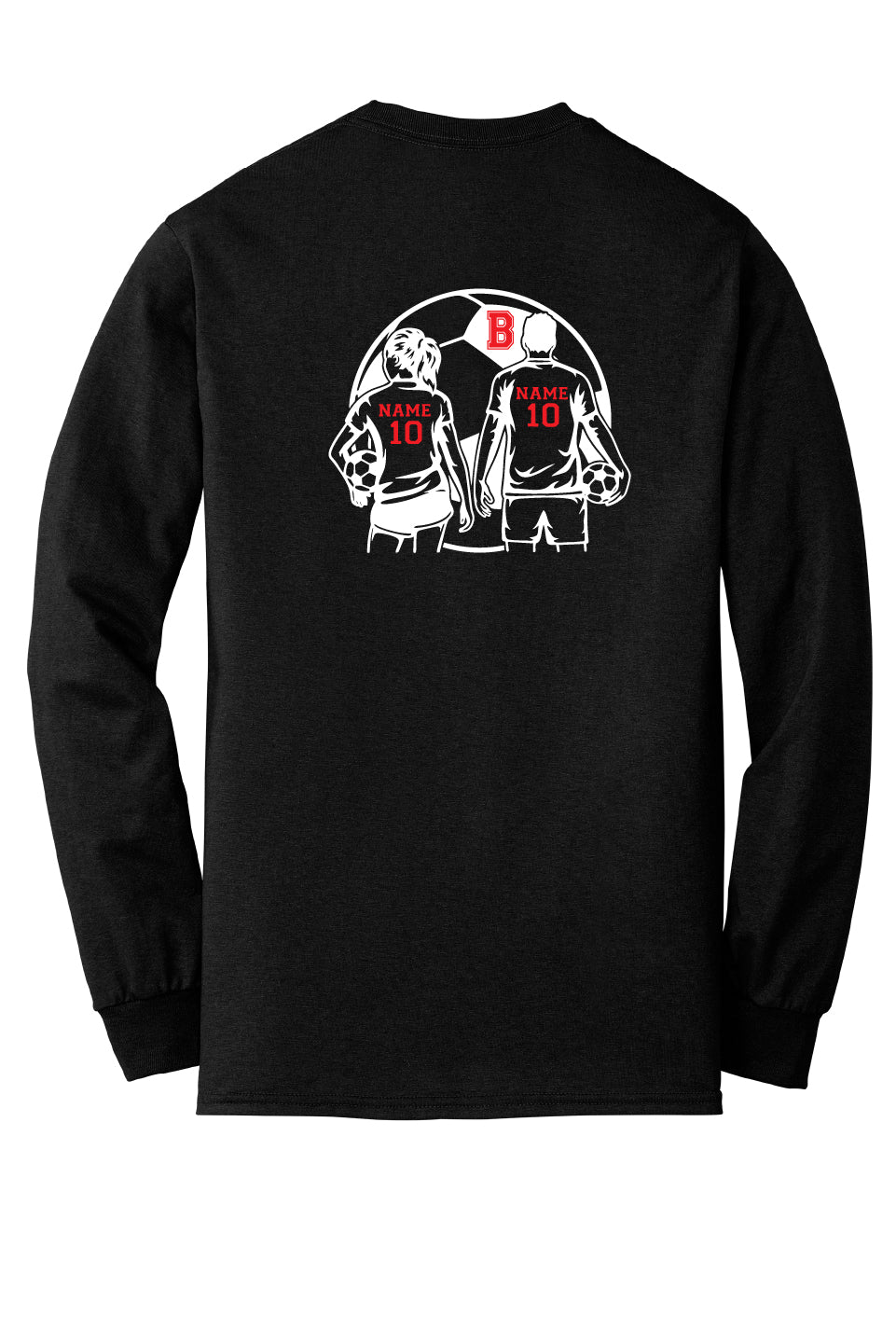 Personalized Belvidere Soccer Dad Long Sleeve T-shirt