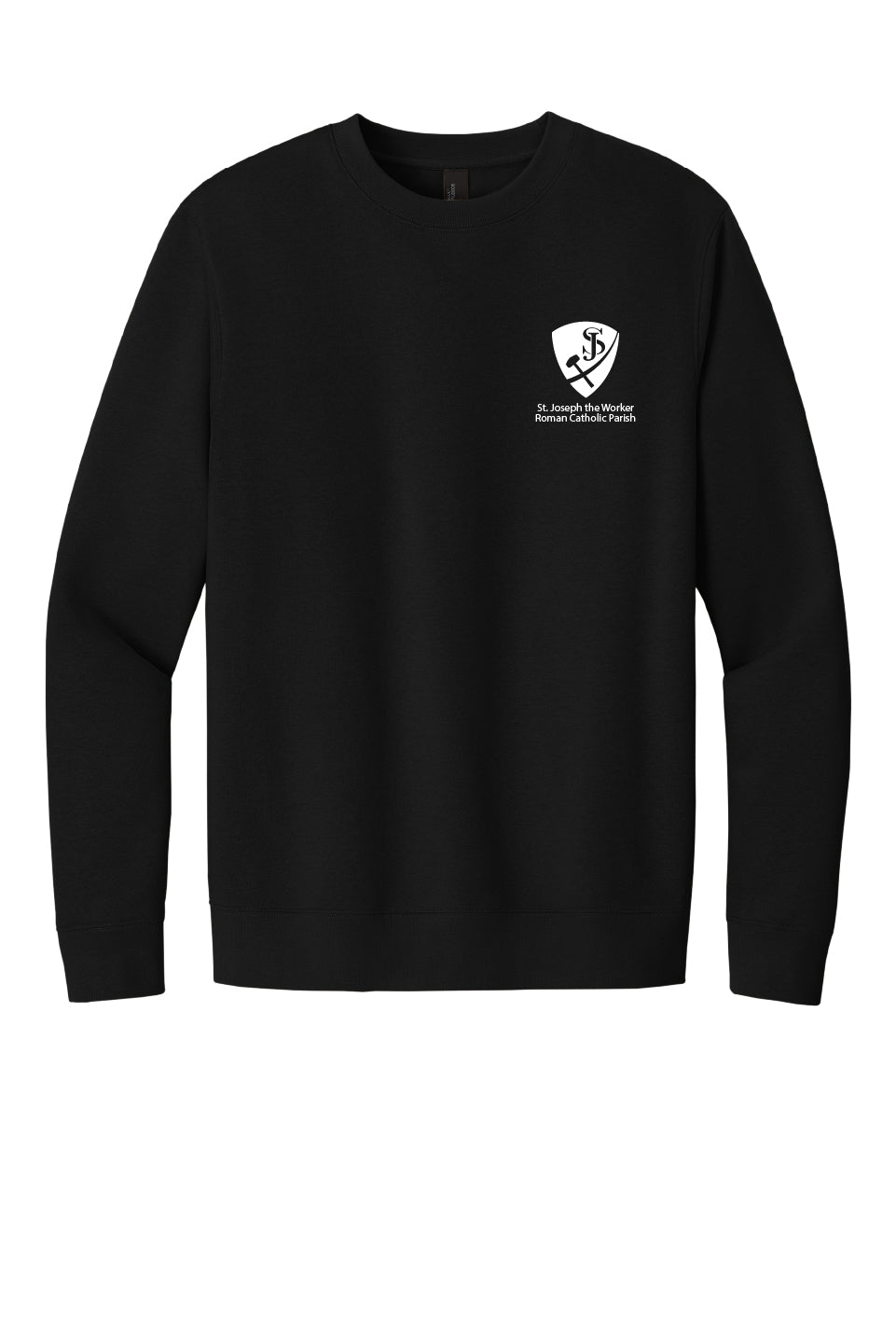 St. Joseph the Worker I Crewneck Sweatshirt-Single Color Logo