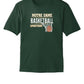 Youth Notre Dame Basketball Sport Tek Competitor Short Sleeve Tee green-front