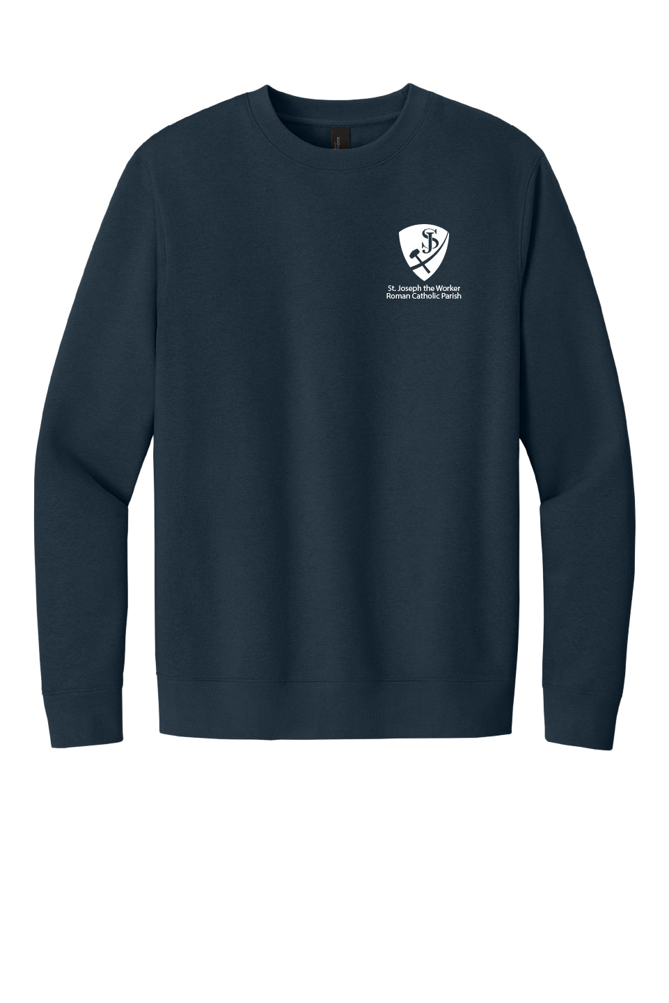 St. Joseph the Worker I Crewneck Sweatshirt-Single Color Logo