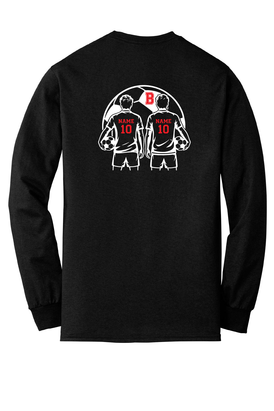 Personalized Belvidere Soccer Dad Long Sleeve T-shirt