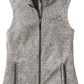 Womens Sweater Fleece Vest gray