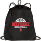 Belvidere Basketball Front Slip Pocket Cinch Pack
