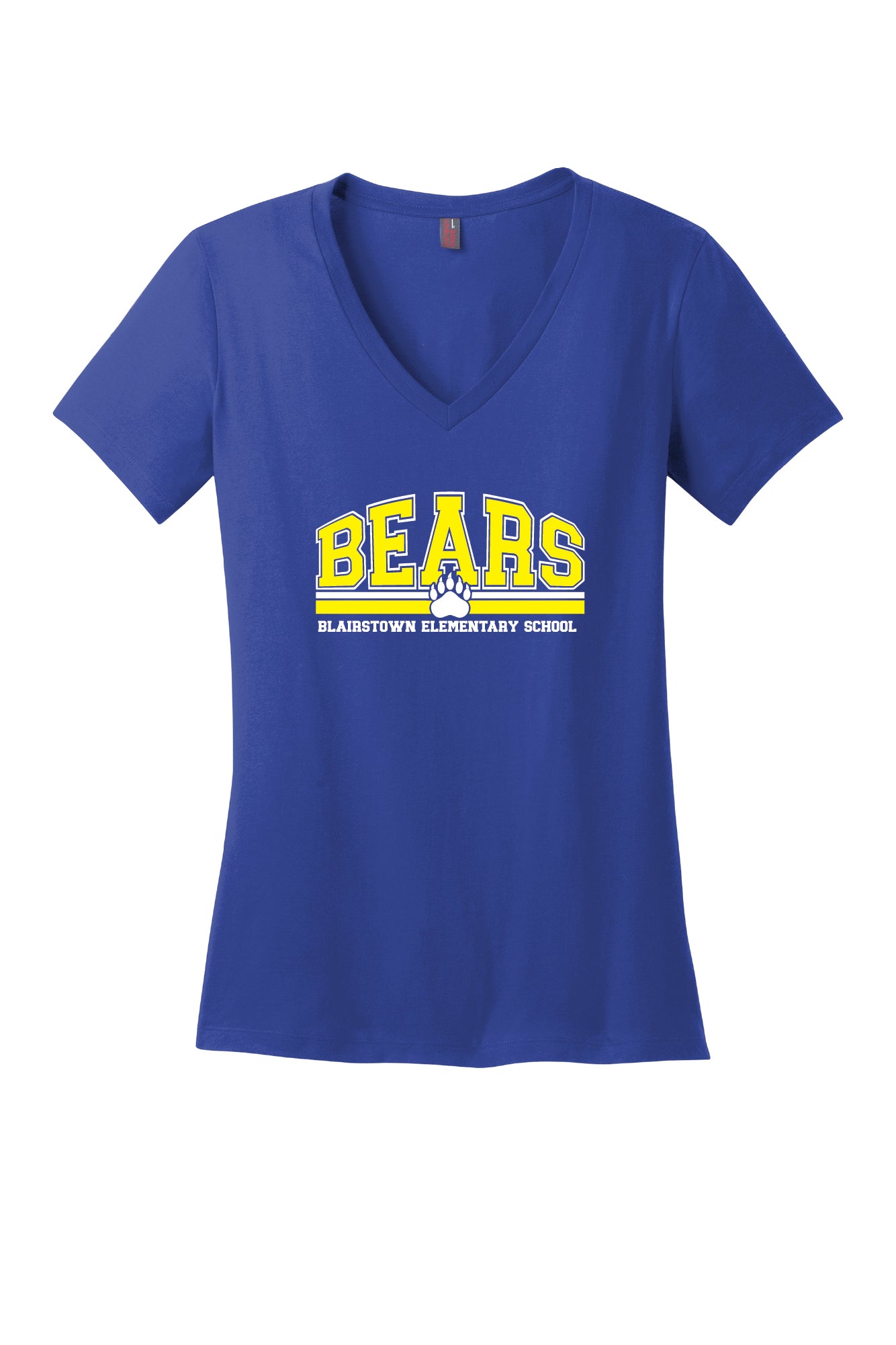 Blairstown Elementary BES Bears Ladies V-Neck