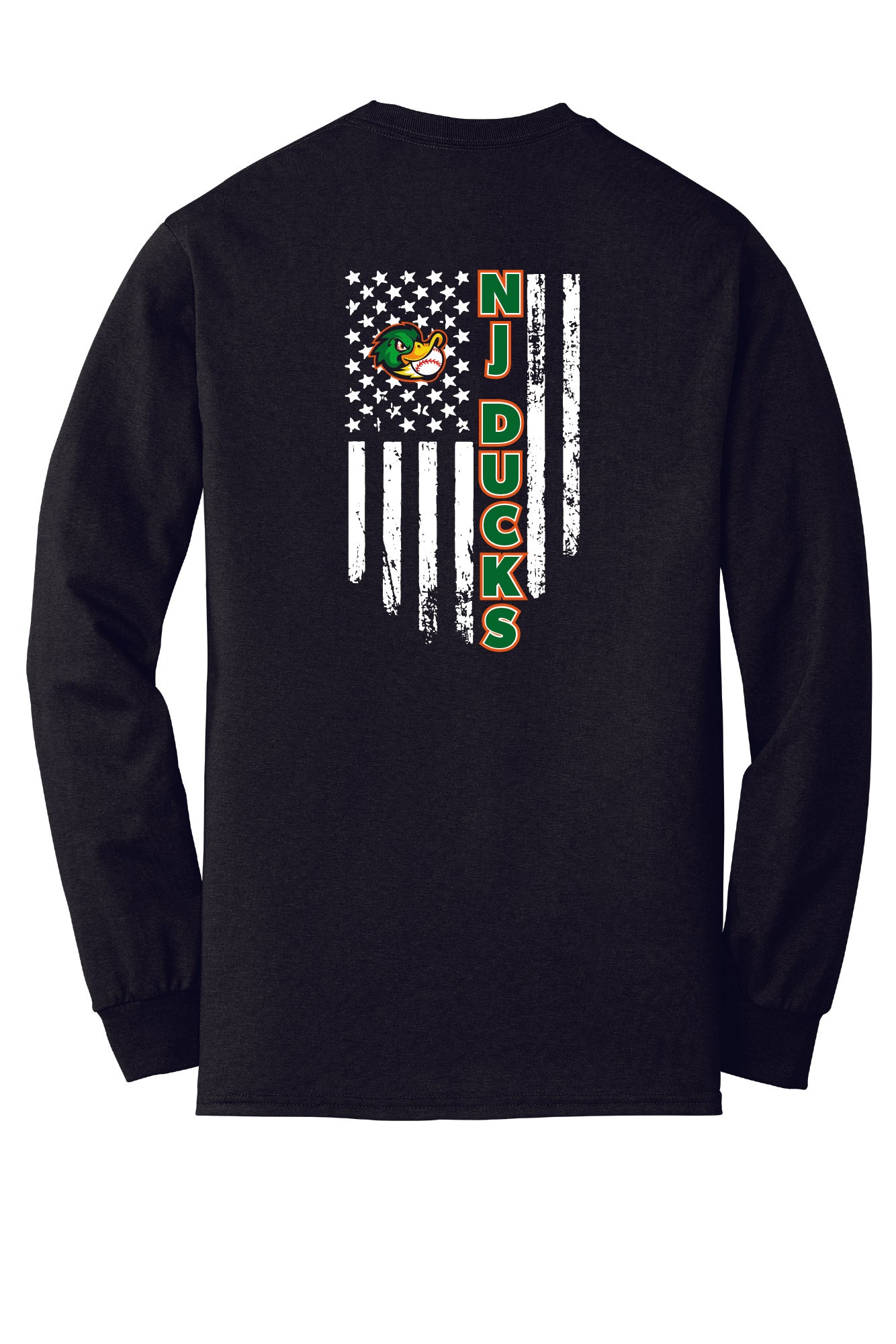 Youth Flag Back Long Sleeve T-Shirt