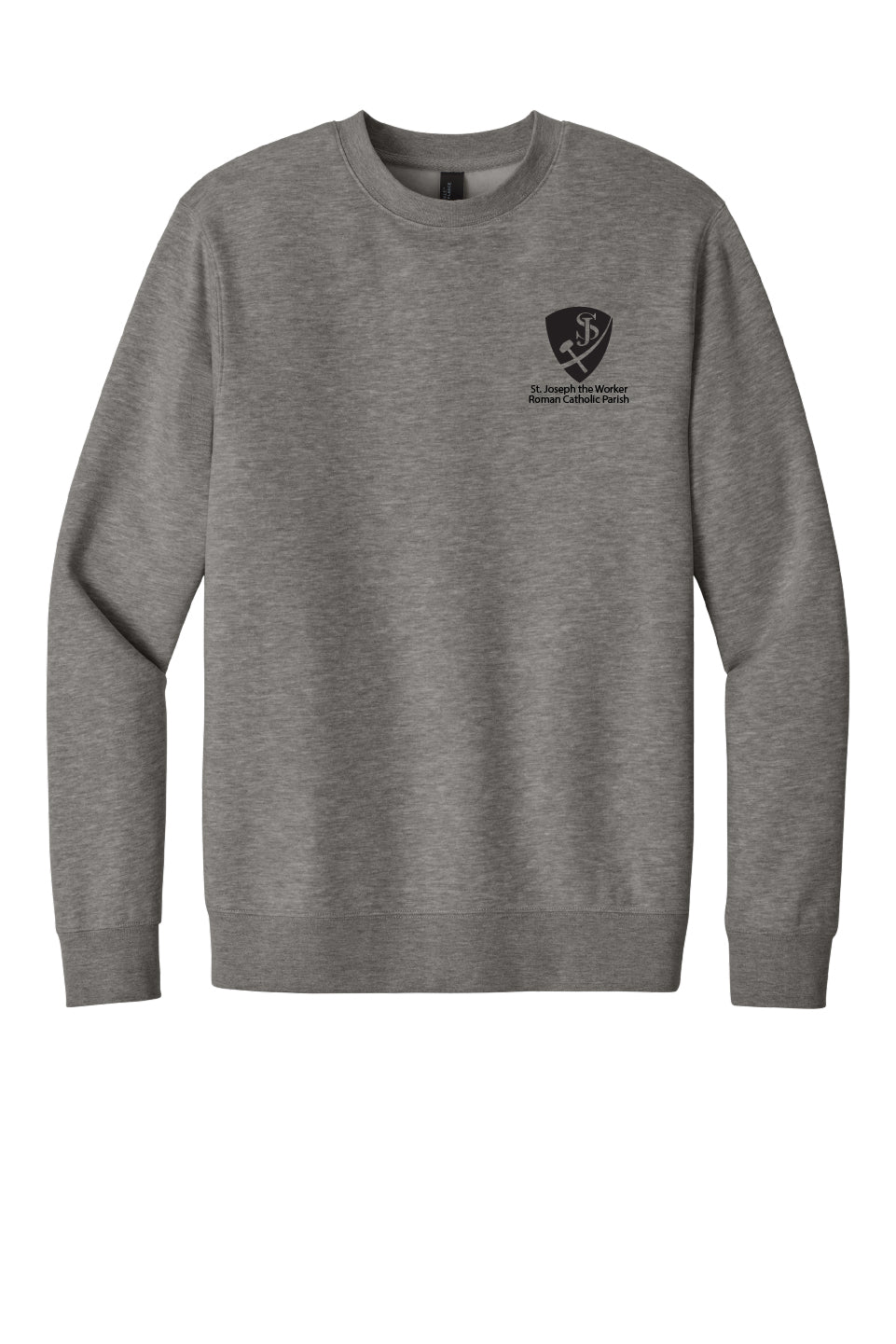 St. Joseph the Worker I Crewneck Sweatshirt-Single Color Logo