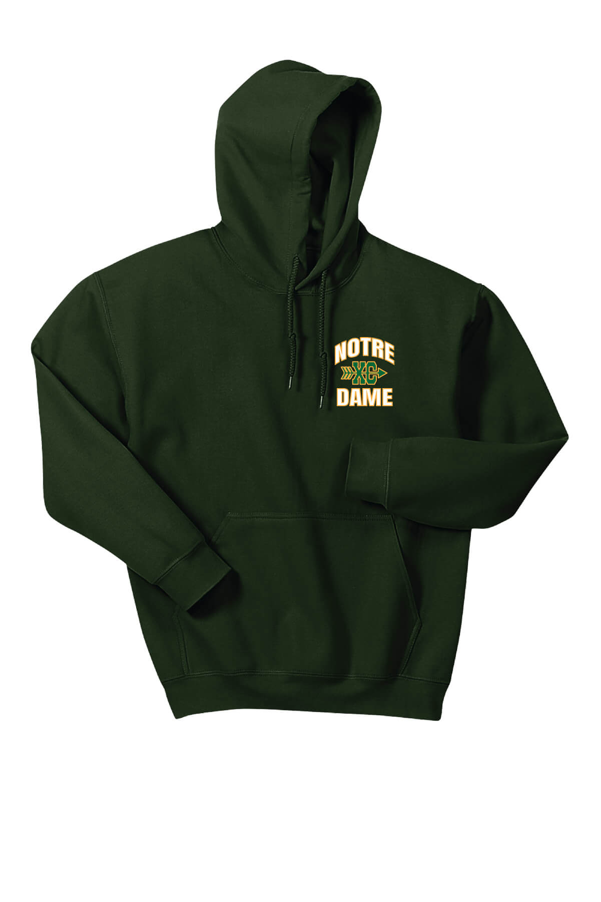 Notre Dame XC Hoodie green