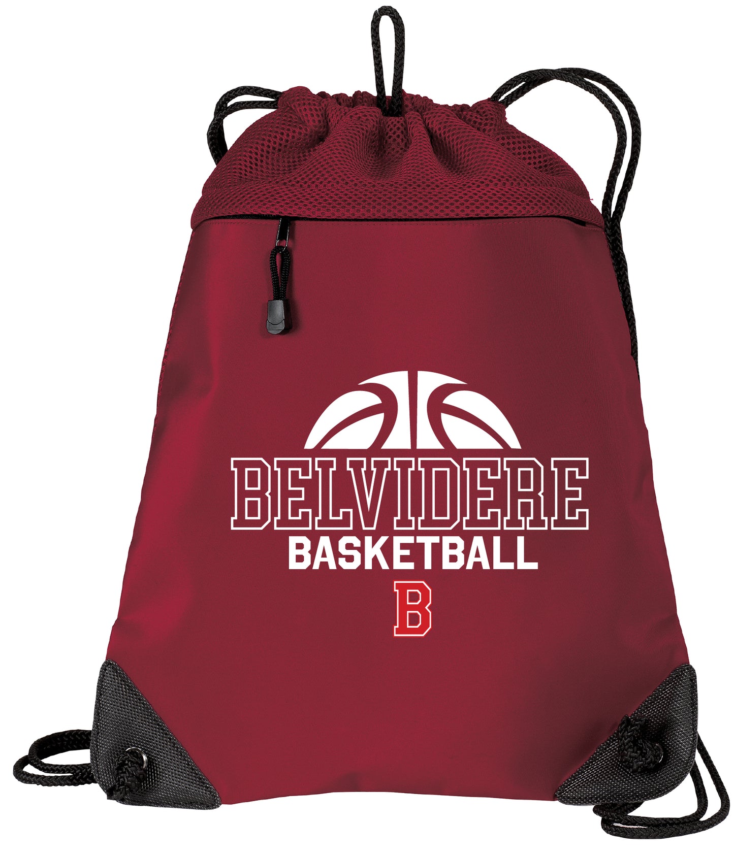 Belvidere Basketball Front Slip Pocket Cinch Pack