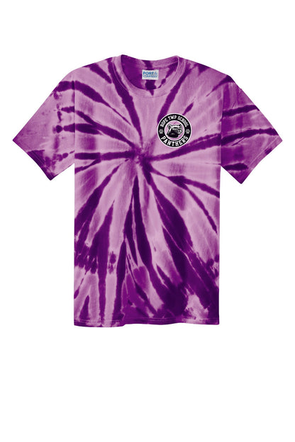 Adult Left Chest Tie-Dye Short Sleeve T-Shirt