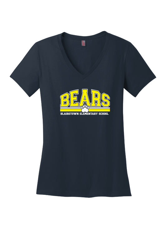 BES Bears Ladies V-Neck