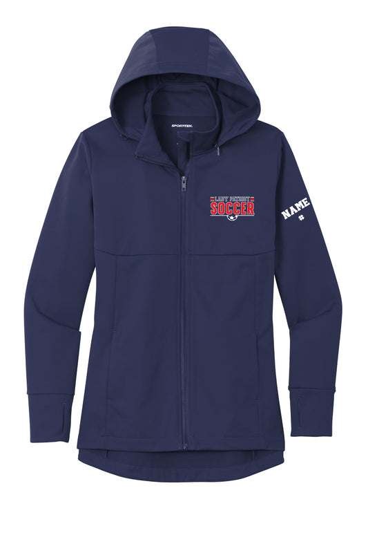Lady Patriot Sport Tek Soft Shell Hooded Jacket (Ladies)