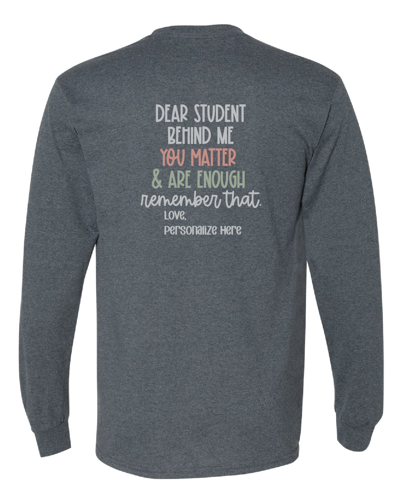 Person Behind Me Long Sleeve T-Shirt (Adult)