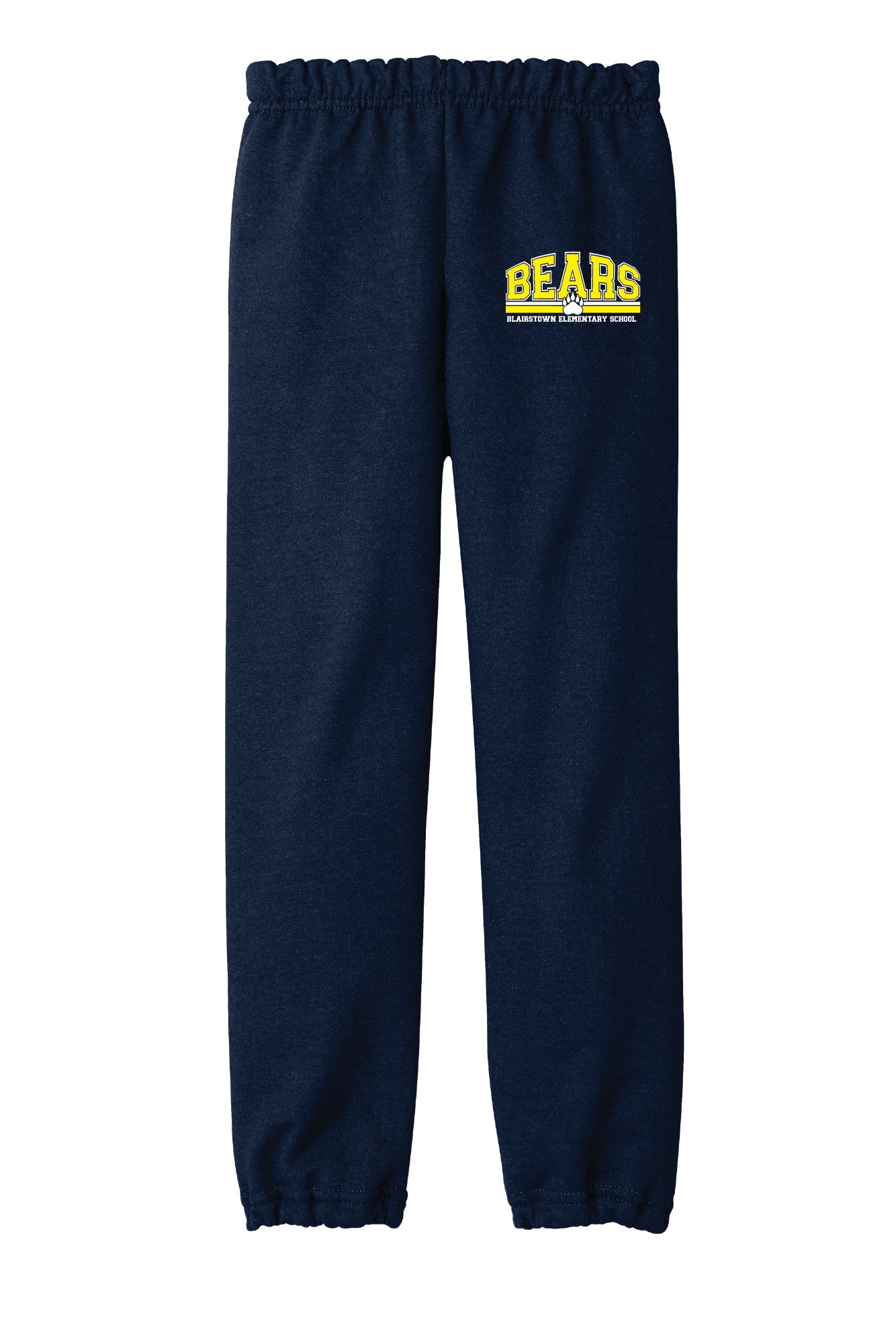 Blairstown Elementary BES Bears Cinch Bottom Sweatpants (Youth)