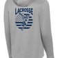 Lacrosse Flag Back Sport-Wick® Fleece Hooded Pullover Adult