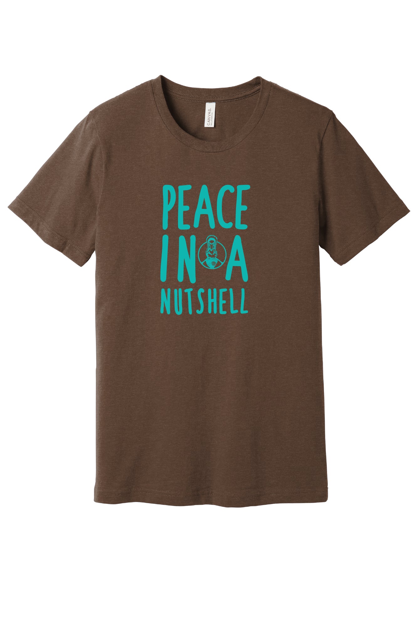Peace in a Nutshell Large Front OG Logo Short Sleeve T-shirt