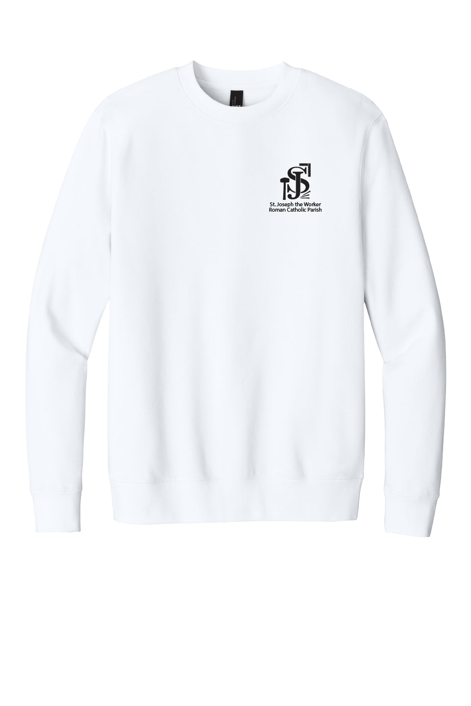 St. Joseph the Worker II Crewneck Sweatshirt-Single Color Logo