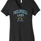Paulinskill Lake Ladies V-Neck Short Sleeve T-Shirt