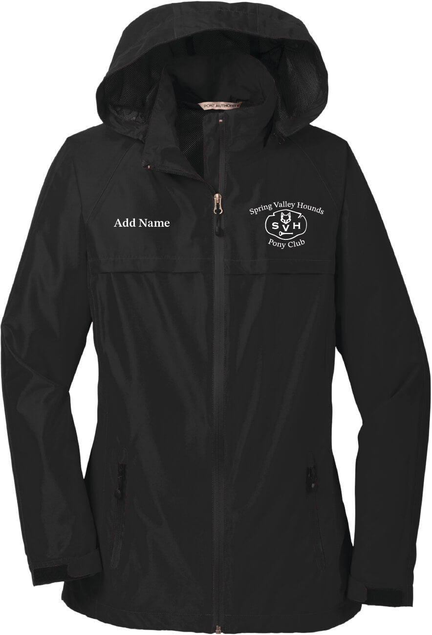 Port Authority Waterproof Jacket (Ladies) Pony Club black