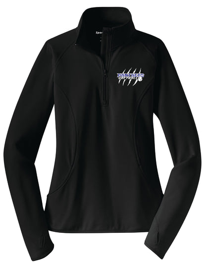 Panthers Ladies 1/4 Zip Pullover