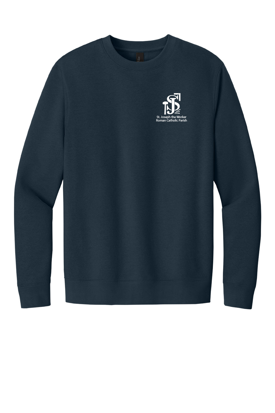 St. Joseph the Worker II Crewneck Sweatshirt-Single Color Logo